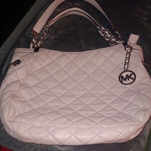 Michael Kors Quilted Pink Shoulder Bag